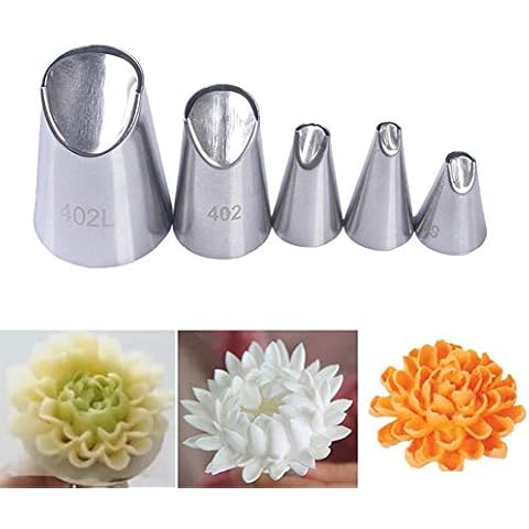 DUORUI 5-Piece Icing Piping Nozzle Set Cover