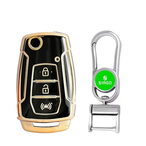 Image of SIAGO SIA362 Soft TPU Car Key Cover for XUV 300 3-Button Flip Key XUV 300 3-Button Key Fob Cover - XUV 300 CAR Key Cover