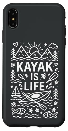 Kayak Canoes-Boat Kayaking, JbN tBbVO JbN V[JbN ނ JbN X}zP[X iPhone XS Max p