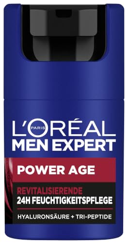 L'Oréal Men Expert Gesichtspflege gegen Falten für Männer, Anti-Aging Feuchtigkeitscreme für müde und matte Haut… – Ansicht 1