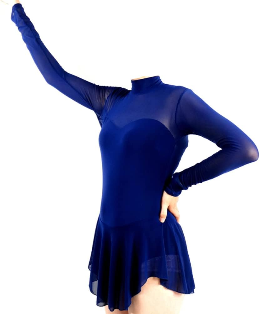Classic Women's Girls' Figure Skating Dress Ice Skating Costume Allet Dance Gymnastics Outfit Leotard Breathable
