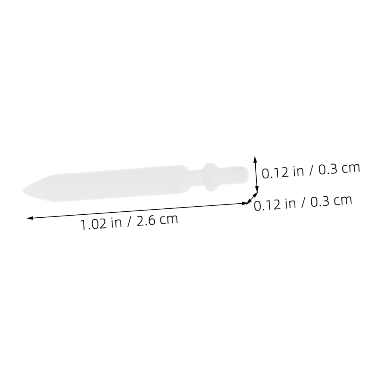 EXCEART 250 Stk Ölstiftspitze ersatzteile sparabos kündigen Farbstift nachfüllbarer Lackstift Stiftspitzen markieren tragbar geschrieben Lieferungen malen Student Textmarker Nylon Weiß