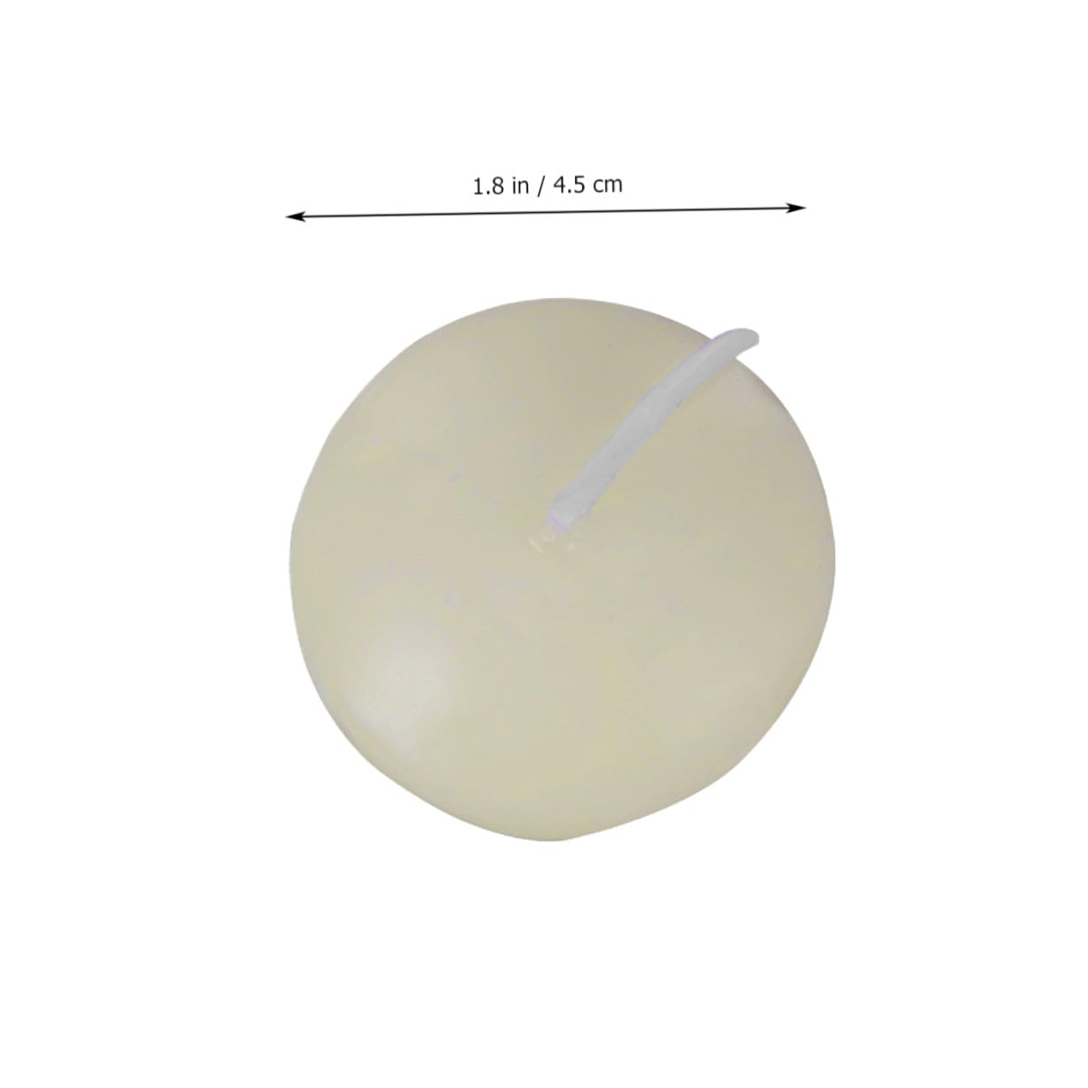Veemoon 50 Candele Piccole Candele Di Cera Sfuse Di Festa Per Matrimonio Romantico Cilindro Senza Profumo Vela Senza Fiamma Natale Decorativo Ricevimento Bianco Mini