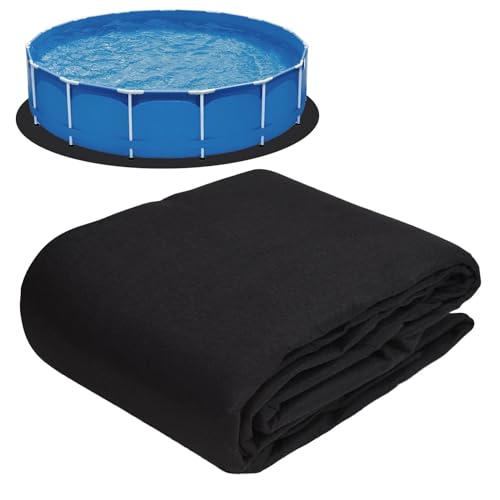 Gonioa 10 FT Pool Pad for Above Ground Pools Pool Liner Pad Under Pool Mat for Above Ground Swimming Pools or Hot Tub Mat Under Pools Ground Pad