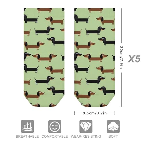 5 Pairs Women’s Low Cut Ankle Socks, Soft Athletic No Show for Running Yoga Daily Wear2