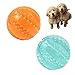 NA 2 Stück Hund Spielzeug Ball Bite Resistent Hundespielzeug 7 cm Hundespielball ür Hunde Welpen, Hundefutter Treat Feeder Zahn Reinigung Ball, Hunde Übung Spiel Ball IQ Training Ball