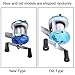 SPYMINNPOO Fishing Reel, High Brake Strength Solid Construction Drag Reels with Wire for Outdoor River Ice Boat Fishing (Blue)