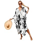Style sans effort avec manches chauve-souris : la dernière collection de caftans Miss Lavish London dispose de manches chauve-souris chics et d'un col en V tressé flatteur pour une coupe légère et élégante. Portez-le comme un cache-caftan de plage ou comme une robe confortable Moo Moo Moo pour femme. Idéal pour les stations tropicales ou pour se détendre à la maison, il sert également de couverture hawaïenne pour les femmes. Un incontournable des tenues d'été pour femmes de grande taille et des robes d'été de vacances 2025.