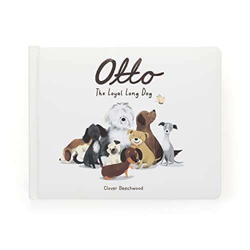 Image of Jellycat Otto The Loyal Long Dog: A Baby Board Book Children's Book - Baby Gift