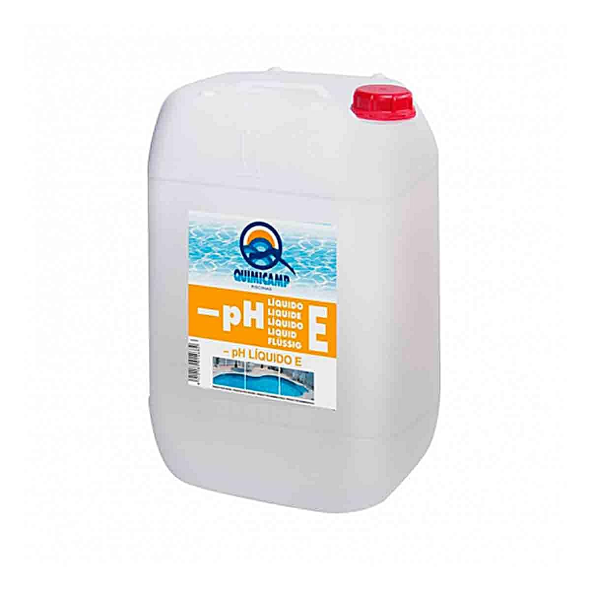 Mugar- Reductor de pH para Piscinas en Garrafa de 20 litros Quimicamp- Minorador de pH Quimicamp 20 litros