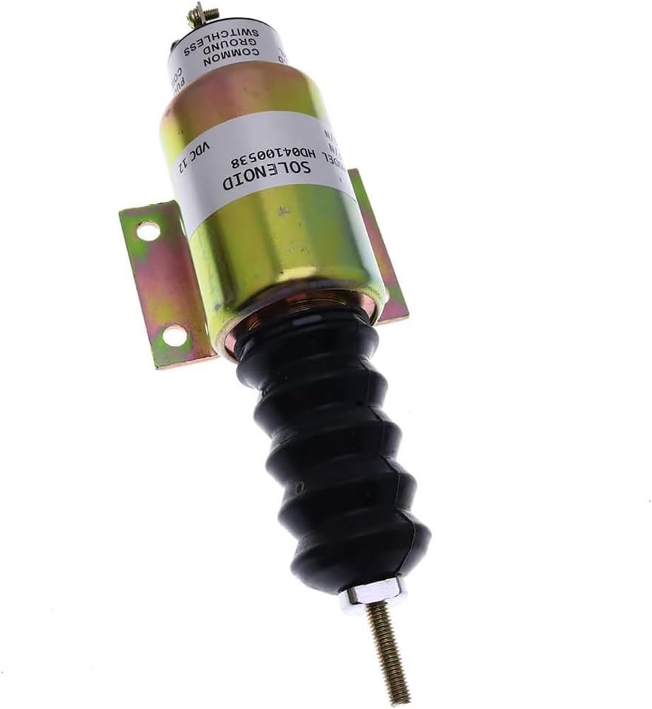 Fuel Stop Solenoid Valve, 12V, 2001ES12E3U1B2S2 SA517412, Compatible with Woodward, Replacement Part