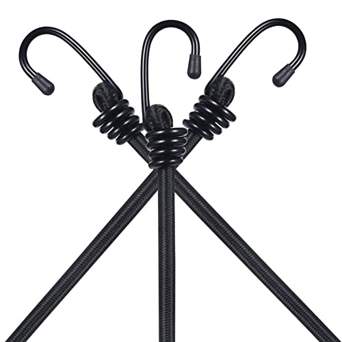 Canking Bungee Cords Heavy Duty Outdoor 40 Inch 3Pcs Black #TOP6