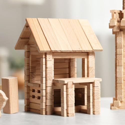 50 pcs Pine Wood Blocks, Rectangle Wooden Sticks, Unfinished Natural Wood for Crafts, DIY Art, Model Making, Woodcraft Decorations (22 x 8 x 160 mm) - Image 4