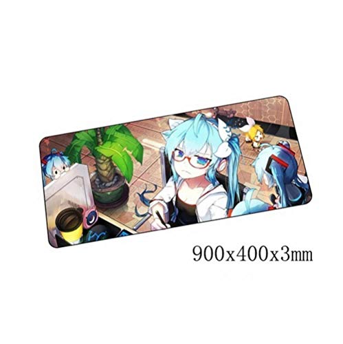 Preisvergleich Produktbild Große Mausunterlage 90x40cm Mausunterlage Notebook Bürobedarf Computer Mausunterlage niedliche Spielunterlage Maus Spieler Tastatur Mausunterlage