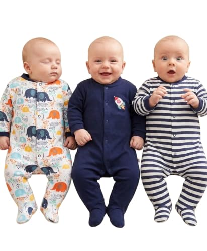 Image of 100% Cotton Baby Rompers /Sleepsuits /Jumpsuit /Night Suits for Baby Boys & Girls, Infants, New Borns