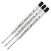 3 Pack - Ball Point Refill - Black Ink Medium Schmidt P900 Parker Style