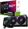 Tarjeta gráfica ASUS ROG Strix NVIDIA GeForce RTX 5070 Ti 16GB GDDR7 OC Edition para juegos (PCIe 5.0, HDMI/DP 2.1, 3.2 ranuras, diseño MaxContact, almohadilla térmica de cambio de fase para GPU), garantía de 3 años 2
