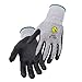 Black Stallion GR3031-GB AccuFlex A4 Cut-Resistant Nitrile-Foam Knit Glove, Gray, Large - Pkg 12