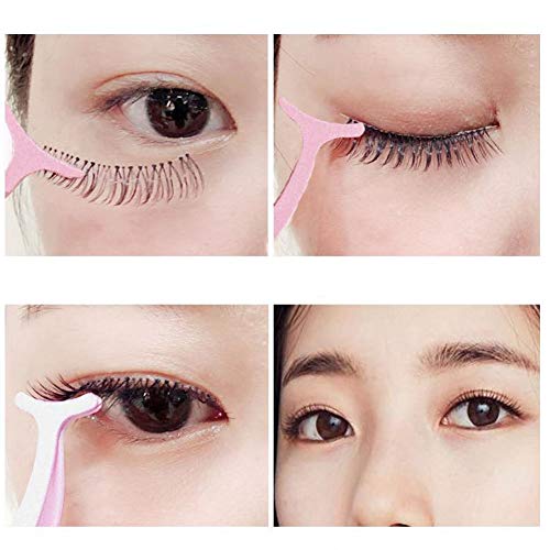 2 PCS False Eyelshes Applicator Tool Remover Clip Eyelash Extension Tweezer Nipper Stainless Steel