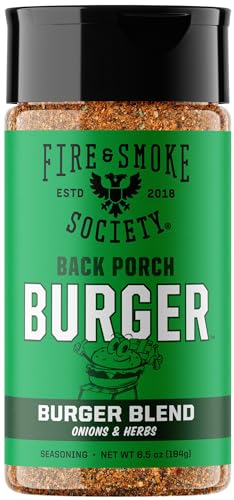 Fire & Smoke Back Porch Burger Seasoning | BBQ Rub Blend | 6...