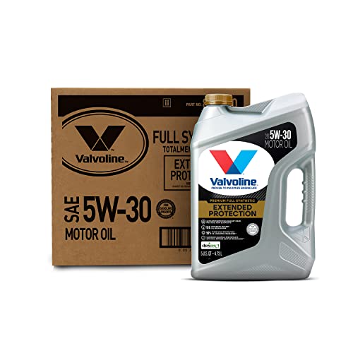 Valvoline Extended Protection SAE Full Synthetic Motor Oil SAE 5W-30 5 QT, Case of 3 - 8