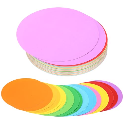 Rondelles en papier 6 inch PATIKIL 100 pcs carton 200gsm pour projets DIY