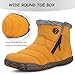 Imagen de Gaatpot Botas Mujer Invierno Barefoot Botines de Nieve Hombre Cálido Forradas Zapatos Outdoor Calzado Minimalistas Antideslizante Comodo Amarillo 41