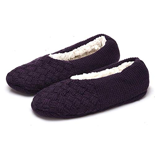 Image of Women's Slipper Socks Low Cut With Grippers, Thick Super Soft Indoor Socks Non-slip Slipper Shoes