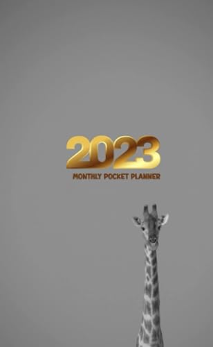 2023 Monthly Pocket Planner Small 1 Year Calendar Schedule Organizer Start January 2023 to December 2023 with HolidaysIncludes Place for Contacts,