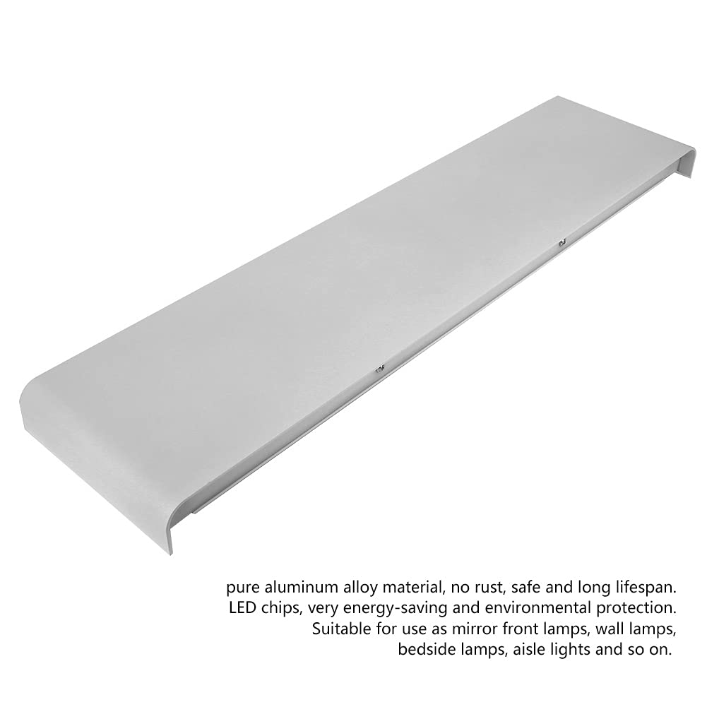 Lampada da parete a LED 22 W, impermeabile, illuminazione corridoio, decorazione da giardino esterno, 95-265 V (bianco caldo)