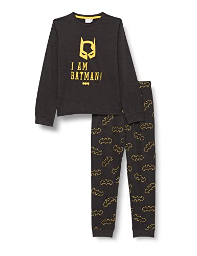 CERDÁ LIFE'S LITTLE MOMENTS Jungen Pyjama Garçon d'Hiver de Batman 100% Coton Avec T-Shirt à Manches Longues et Pantalon Long-Licence Officielle DC...