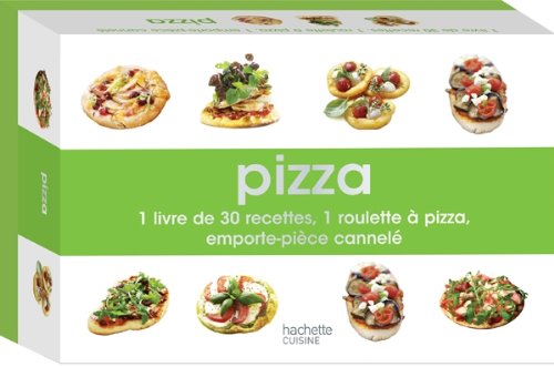 Pizza: 1 livre de recettes, 1 roulette à pizza, 1 emporte-pièce cannelé