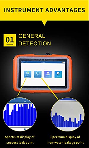 PQWT L50 Newest High Performance Underground Water Pipeline Portable Leak Detector Acoustic Water Leak Detector