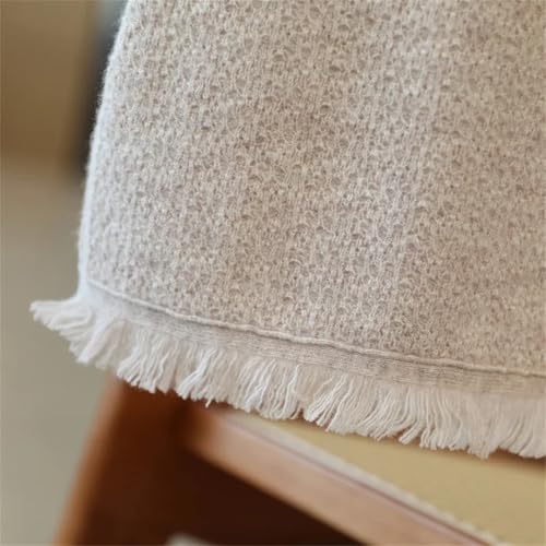 Women Wool Long Knti Skirt Office Business Soft Straight Tube Skirt4