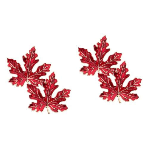 Suit pin rouge et broche de sécurité en métal pour vêtement femme