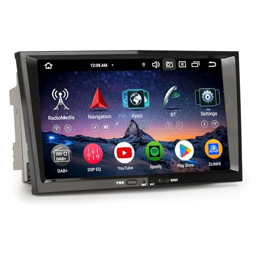 Erisin 8-rdzeniowy 4 GB + 64 GB 8 cali Android 14 radio samochodowe Bluetooth GPS nawigacja do Opel Astra H Corsa D/C Vectra C Zafira B Tigra Twintop Signum Meriva CarPlay Android Auto WiFi DAB+ DSP