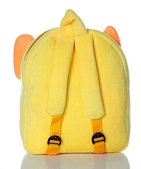 Image of Frantic Soft Cartoon Design Animal Velvet Plush School Backpack Bag For 2 To 5 Years Boys Girls Nursery Preschool Picnic Carry Travelling Bags (2-5 Years)