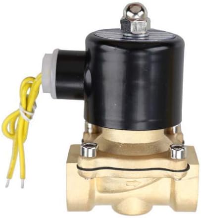 XSPANDER 1/4 Inch Electric Solenoid Valve 110V-120V AC Air Water Gas Normally Closed NPT