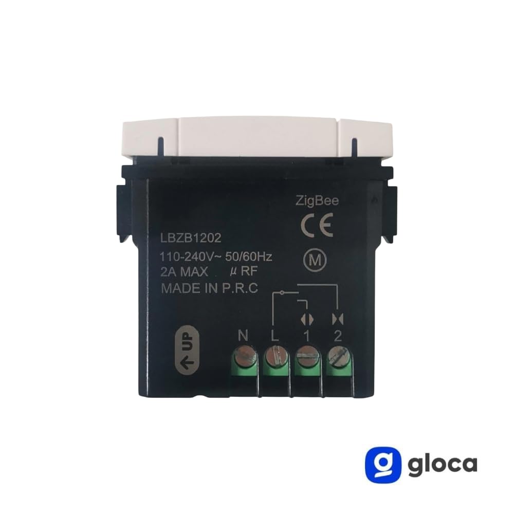 gloca Seria Zigbee E-SMART TUYA (HUB-DEVIATOR-DIMMER-TAPPAREL) kompatybilny z życiem (ZigBee Smart Connected Button do rolety Tuya)