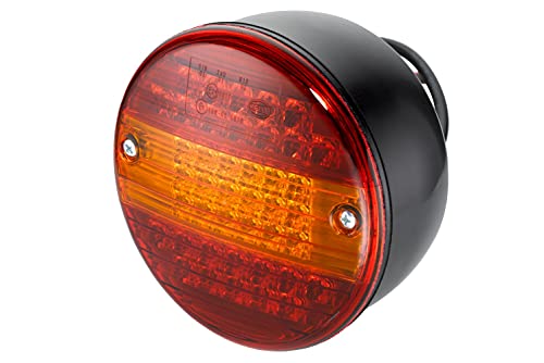 Hella - Heckleuchte - Led - 24V - Anbau/Geschraubt - Lichtscheibenfarbe: Rot/Gelb - Stecker: Superseal 1 X 4 - Stecker: Female - Links/Rechts - Menge: