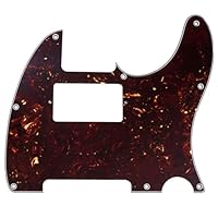 Piastra Graffiante Telecaster Pickguard Per Telecaster Anni '50 - Mancino, 5 Fori, 4 Colori, In Vinile/plastica, Piastra Graffiante TV Sat Tessera - Foto 5