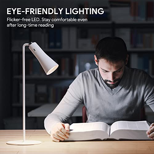 Led Table Lamp, Multifunctional Desk Lamp With 2 Magnetic Balls, 360° Eyes Caring Cordless Wall Light Reading Lamp Bedside Lamp, 3 Brightness Levels, Rechargeable Reading Light For Home Office Bedroom #TOP5