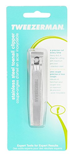TWEEZERMAN Stainless Steel Toenail Clipper, 1 EA