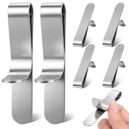 TOYANDONA Lot de 6 Anneaux à Gâteaux - Pinces Robustes pour Moules à Gâteaux, Empêchant Le Glissement, Anneaux à en Acier Inoxydable pour Moules à Réglables de 6 à 10 Cm, pour La Décoration Et