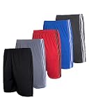 5 Pack: Big Boys Girls Youth Clothing Knit Mesh Active Athletic Performance Basketball Soccer Lacros