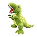 WJTMY Plüschtier - Bett-Zeit Kuscheltier Spielzeug, nettes weiches Plüsch-Hoch-Plüsch-Dinosaurier Stofftier (Color : Green, Size : M)