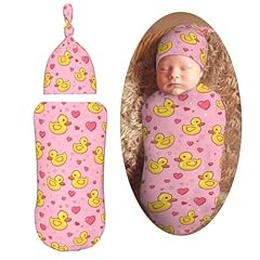 Pink Yellow Cute Cartoon Heart Duck