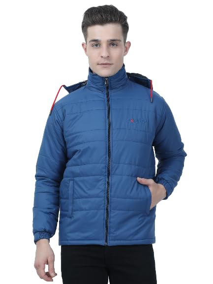 VROJASS Men's Polyester Standard Length Bomber Jacket(VROBJF)