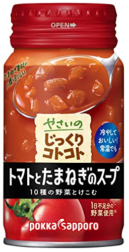 ポッカサッポロ やさいのじっくりコトコトトマトとたまねぎのスープ170gリシール缶×30本