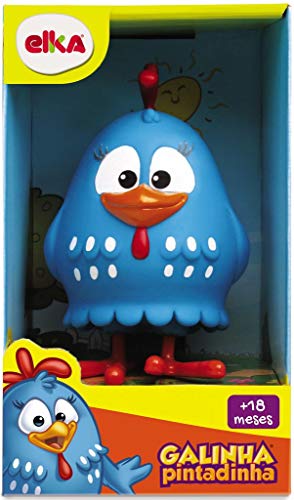 Boneco Galinha Pintadinha, Elka, Azul